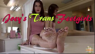 JOEYSTRANSFEETGIRLS - Stephanie Lovell Footjob In Action
